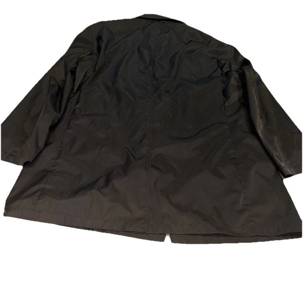 Lauren Ralph Lauren Preppy Rain jacket Sz XL X-Large black No-hood - Picture 5 of 5